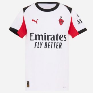 Köpa  AC Milan Bortatröja 2025-26 Dam fotbollströja Kortärmad  på nätet
