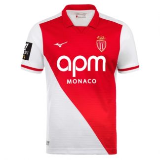 Köpa  AS Monaco Hemmatröja 2026-27 Fotbollströja röd och vit Kortärmad  på nätet