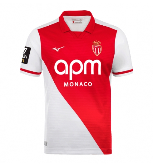 Köp AS Monaco Hemmatröja 2026-27 Fotbollströja röd och vit Kortärmad på kopafotbollsset.com Köpa AS Monaco Hemmatröja 2026-27 Fotbollströja röd och vit Kortärmad på nätet