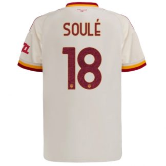 Köpa  AS Roma Matias Soule #18 Bortatröja 2026-27 Fotbollströja Kortärmad  på nätet