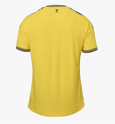 Köp Köp gul Al-Nassr Hemmatröja 2026-27 Dam fotbollströja Kortärmad på kopafotbollsset.com 2 Köpa Köp gul Al-Nassr Hemmatröja 2026-27 Dam fotbollströja Kortärmad på nätet 2