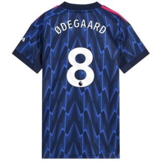 Köpa  Arsenal Martin Odegaard #8 Bortatröja 2025-26 Dam fotbollströja för kvinnor  på nätet