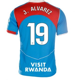 Köpa  Atletico Madrid Julian Alvarez #19 Tredje Tröja 2025-26 Dam fotbollskläder Kortärmad  på nätet