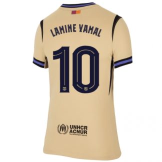 Köp Barcelona Lamine Yamal #10 Bortatröja 2025-26 Dam fotbollströja för kvinnor på kopafotbollsset.com Köpa Barcelona Lamine Yamal #10 Bortatröja 2025-26 Dam fotbollströja för kvinnor på nätet