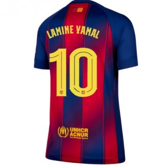 Köp Barcelona Lamine Yamal #10 Hemmatröja 2025-26 Dam fotbollströja för kvinnor på kopafotbollsset.com Köpa Barcelona Lamine Yamal #10 Hemmatröja 2025-26 Dam fotbollströja för kvinnor på nätet