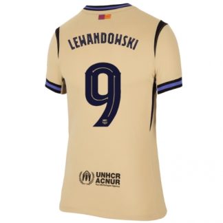 Köp Barcelona Robert Lewandowski #9 Bortatröja 2025-26 Dam fotbollströja för kvinnor på kopafotbollsset.com Köpa Barcelona Robert Lewandowski #9 Bortatröja 2025-26 Dam fotbollströja för kvinnor på nätet