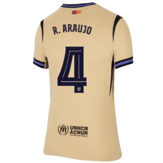 Köp Barcelona Ronald Araujo #4 Bortatröja 2025-26 Dam fotbollströja för kvinnor på kopafotbollsset.com Köpa Barcelona Ronald Araujo #4 Bortatröja 2025-26 Dam fotbollströja för kvinnor på nätet