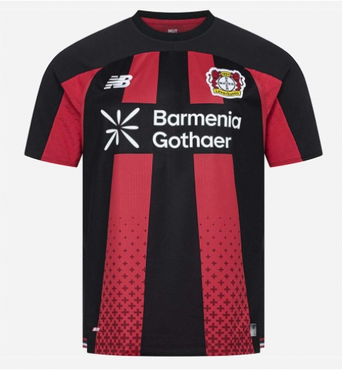 Köp Fotbollströja Herr Bayer Leverkusen Hemmatröja 2026-27 röd och svart Kortärmad på kopafotbollsset.com Köpa Fotbollströja Herr Bayer Leverkusen Hemmatröja 2026-27 röd och svart Kortärmad på nätet