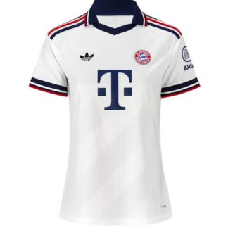 Köpa  Bayern Munich tröja Dam Bortatröja 2026-27 Vit fotbollströja för kvinnor  på nätet