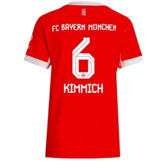 Köpa  Bayern Munich Joshua Kimmich #6 Hemmatröja 2025-26 fotbollströja för kvinnor  på nätet