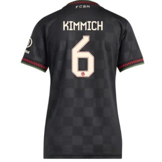 Köpa  Bayern Munich Joshua Kimmich #6 Tredje Tröja 2025-26 fotbollströja för kvinnor  på nätet