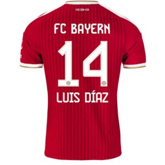 Köpa  Herr Bayern Munich Luis Diaz #14 Hemmatröja 2026-27 Fotbollströja Kortärmad  på nätet