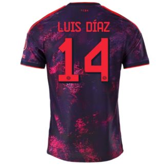 Köpa  Herr Bayern Munich Luis Diaz #14 Tredje Tröja 2026-27 Fotbollströja Kortärmad  på nätet