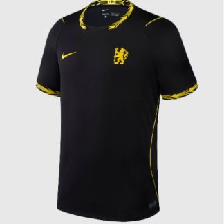 Köpa  Chelsea Bortatröja Herr 2026-27 svart Fotbollströja Kortärmad  på nätet