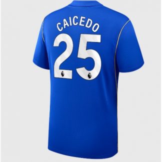 Köpa  Chelsea Moises Caicedo #25 Hemmatröja 2026-27 Fotbollströja Kortärmad  på nätet