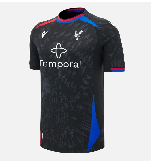 Köp Crystal Palace Bortatröja 2026-27 svart Fotbollsställ Kortärmad på kopafotbollsset.com Köpa Crystal Palace Bortatröja 2026-27 svart Fotbollsställ Kortärmad på nätet