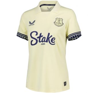 Köpa  Everton Bortatröja 2025-26 Dam fotbollströja för kvinnor  på nätet