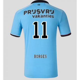 Köpa  Fotbollskläder Herr Feyenoord Goncalo Borges #11 Bortatröja 2026-27 Fotbollströja Kortärmad  på nätet