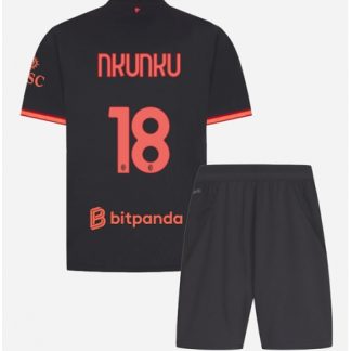 Köpa  Matchtröja Barn AC Milan Christopher Nkunku #18 Tredje Tröja 2026-27 Kortärmad + Korta byxor  på nätet 3