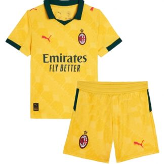 Köpa  Matchtröja Barn AC Milan Bortatröja 2026-27 Vit Fotbollsställ med Shorts  på nätet