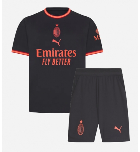 Köp Matchtröja Barn AC Milan Tredje Tröja 2026-27 svart Fotbollsset med Shorts på kopafotbollsset.com Köpa Matchtröja Barn AC Milan Tredje Tröja 2026-27 svart Fotbollsset med Shorts på nätet