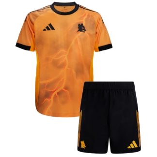 Köpa  AS Roma Barn Bortatröja 2025-26 Fotbollströja med Shorts  på nätet