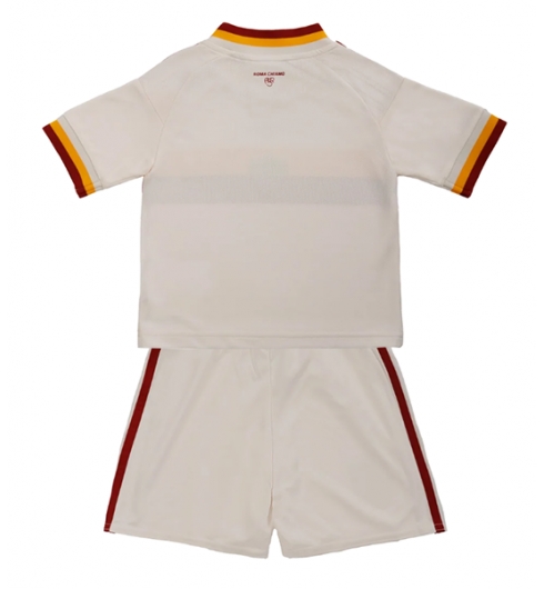Köp AS Roma Barn Bortatröja 2026-27 vit Fotbollströja med Shorts på kopafotbollsset.com 2 Köpa AS Roma Barn Bortatröja 2026-27 vit Fotbollströja med Shorts på nätet 2