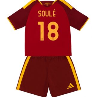 Köp AS Roma Barn Matias Soule #18 Hemmatröja 2026-27 Fotbollströja med Shorts på kopafotbollsset.com Köpa AS Roma Barn Matias Soule #18 Hemmatröja 2026-27 Fotbollströja med Shorts på nätet