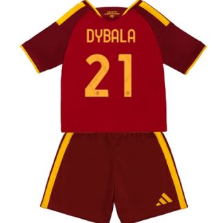 Köpa  AS Roma Barn Paulo Dybala #21 Bortatröja 2026-27 Fotbollströja med Shorts  på nätet