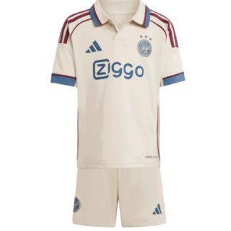 Köpa  Fotbollsset Barn billiga Ajax Tredje Tröja 2025-26 Mini-Kit Fotbollskläder  på nätet