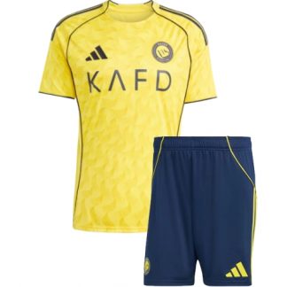 Köpa  Fotbollströjor barn billigt Al-Nassr Bortatröja 2025-26 med Shorts  på nätet