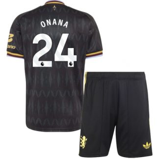 Köpa  Fotbollströja set Barn Aston Villa Amadou Onana #24 Hemmatröja 2026-27 Mini-Kit Fotbollskläder  på nätet 2