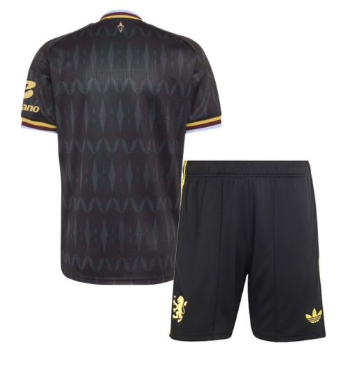 Köp Aston Villa Barn Bortatröja 2026-27 svart Fotbollsset med Shorts på kopafotbollsset.com 2 Köpa Aston Villa Barn Bortatröja 2026-27 svart Fotbollsset med Shorts på nätet 2