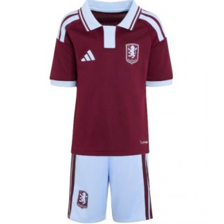 Köpa  Fotbollströja set Barn Aston Villa Hemmatröja 2026-27 röd Fotbollskläder  på nätet