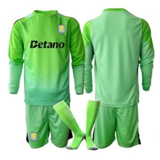 Köpa  Fotbollströja set Barn Aston Villa Målvakt Bortatröja 2025-26 Mini-Kit Långärmad (+ korta byxor)  på nätet