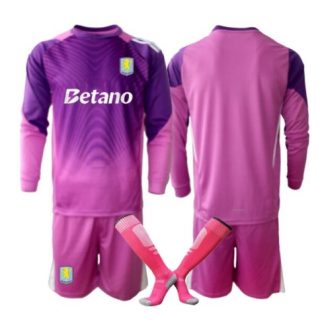 Köpa  Fotbollströja set Barn Aston Villa Hemmatröja 2026-27 röd Fotbollskläder  på nätet