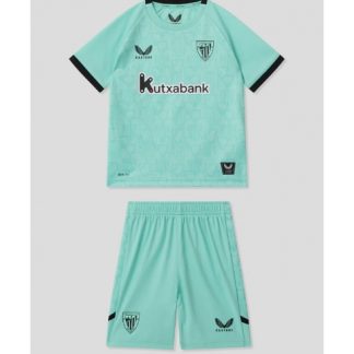 Köpa  Barn Athletic Bilbao Bortatröja 2026-27 svart Kortärmad + röd Korta byxor  på nätet