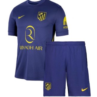 Köpa  Fotbollströja Barn Atletico Madrid Bortatröja 2025-26 Mini-Kit Fotbollskläder  på nätet 3