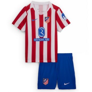 Köpa  Fotbollströja Barn Atletico Madrid Bortatröja 2025-26 Mini-Kit Fotbollskläder  på nätet