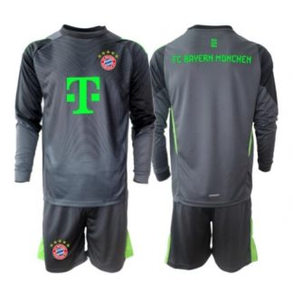 Köpa  Barn Bayern Munich Målvakt Hemmatröja 2025-26 Mini-Kit Långärmad (+ korta byxor)  på nätet 2