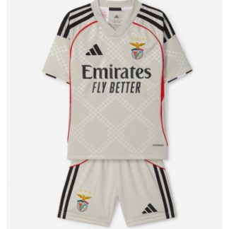 Köpa  Fotbollsset Barn billiga Benfica Bortatröja 2025-26 Fotbollströjor barn med eget namn  på nätet