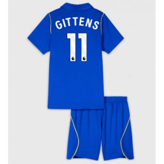 Köpa  Billiga Fotbollskläder barn  Chelsea Jamie Gittens #11 Bortatröja 2026-27 matchtröjor fotboll  på nätet