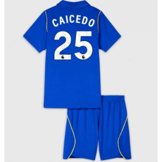 Köpa  Billiga Fotbollskläder barn  Chelsea Moises Caicedo #25 Bortatröja 2026-27 matchtröjor fotboll  på nätet