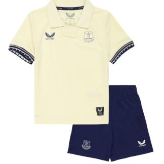 Köpa  Fotbollsset Barn billiga Everton Hemmatröja 2025-26 Mini-Kit Fotbollskläder  på nätet 2
