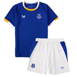 Köpa  Barn fotbollströja set Everton Bortatröja 2026-27 vit blå  på nätet