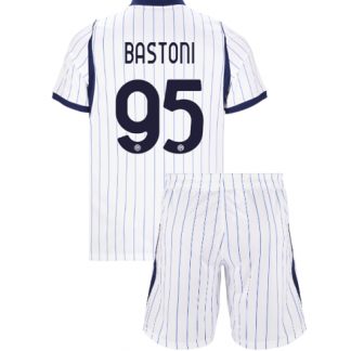 Köpa  Barn Inter Milan Alessandro Bastoni #95 Hemmatröja 2026-27 komplett set med tröja och shorts  på nätet 2