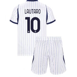 Köpa  Barn Inter Milan Lautaro Martinez #10 Bortatröja 2026-27 komplett set med tröja och shorts  på nätet