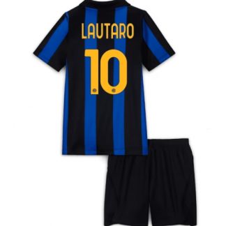 Köpa  Barn Inter Milan Lautaro Martinez #10 Bortatröja 2026-27 komplett set med tröja och shorts  på nätet