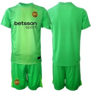 Köpa  Barn Inter Milan Målvakt Hemmatröja 2025-26 Mini-Kit Långärmad (+ korta byxor)  på nätet