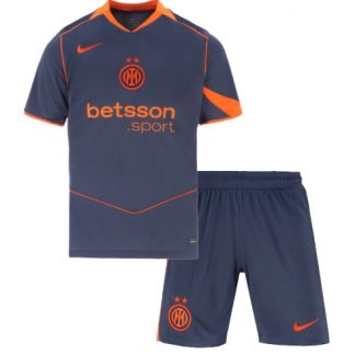 Köpa  Barn Inter Milan Tredje Tröja 2025-26 komplett set med tröja och shorts  på nätet